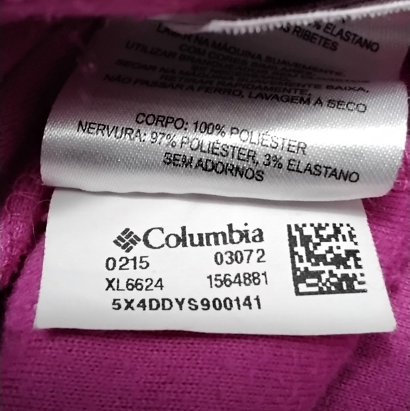 Columbia Sportswear Bright Pink Pullover    Size L - Picture 5 of 5